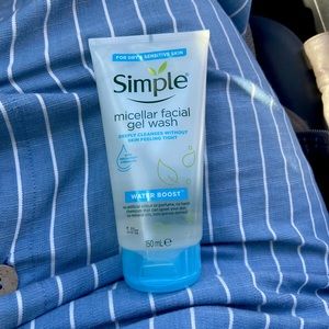 Simple micellar facial gel wash